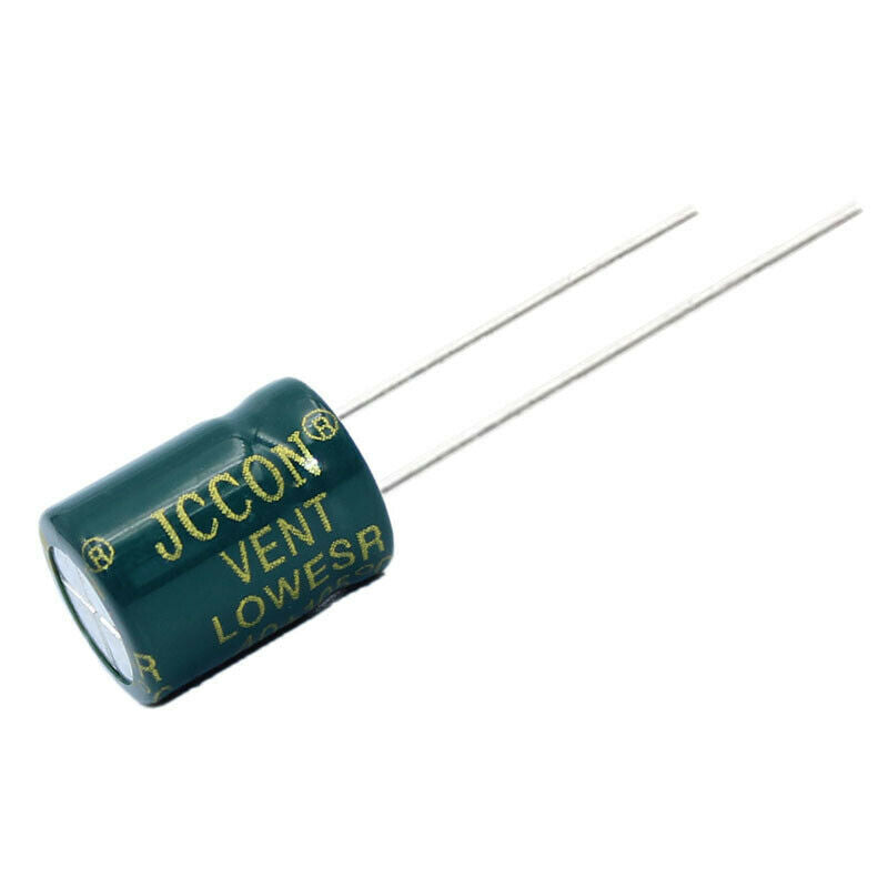 20pcs 6.3v1500uf Aluminum electrolytic capacitor high frequency adapter 10x13mm