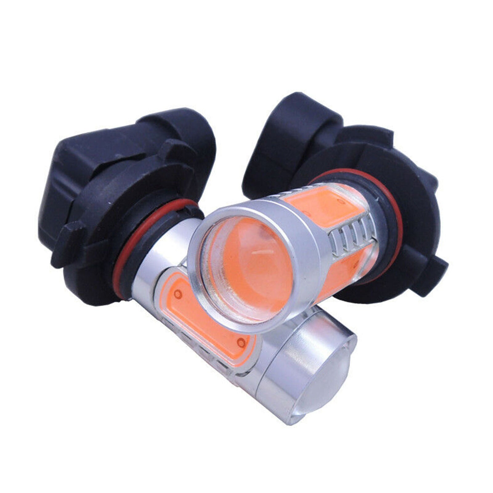 2pcs Pink Purple 9006 HB4 9012 Car Fog Lights Driving Lamp High Power LED Bulbs