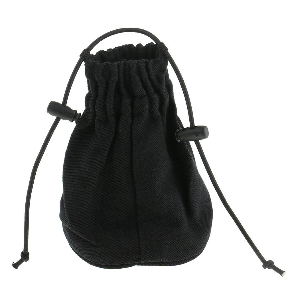 2x Professional Hairdressing Foldable Canvas Black Universal Hair Dryer Sock