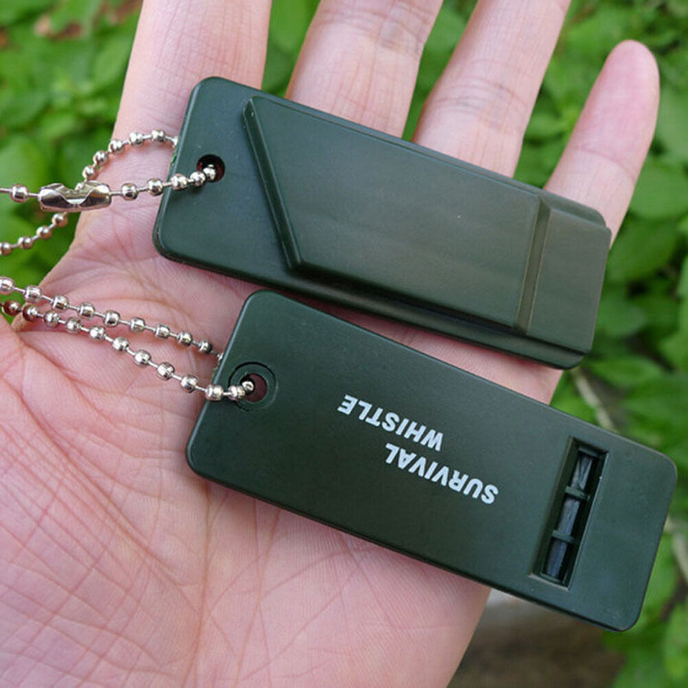 Emergency Survival Whistle Rescue Tool Signal Sound Outdoor Camping Hiking.l8