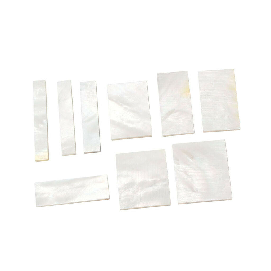DIY Inlays Material White Shell Block for Guitar Fingerboard Guitar Neck