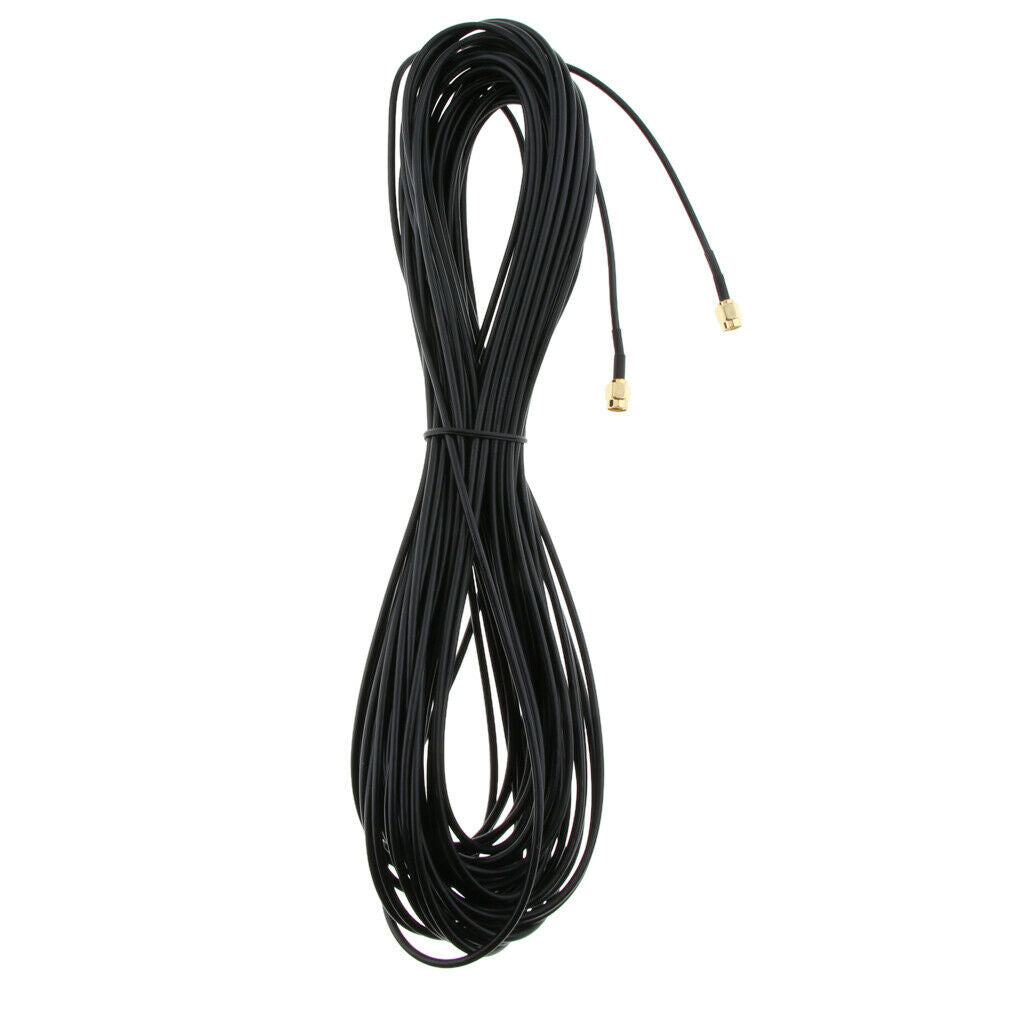 20M RP-SMA Male Connector   Nut Switch RP-SMA Male Plug Antenna Adapter