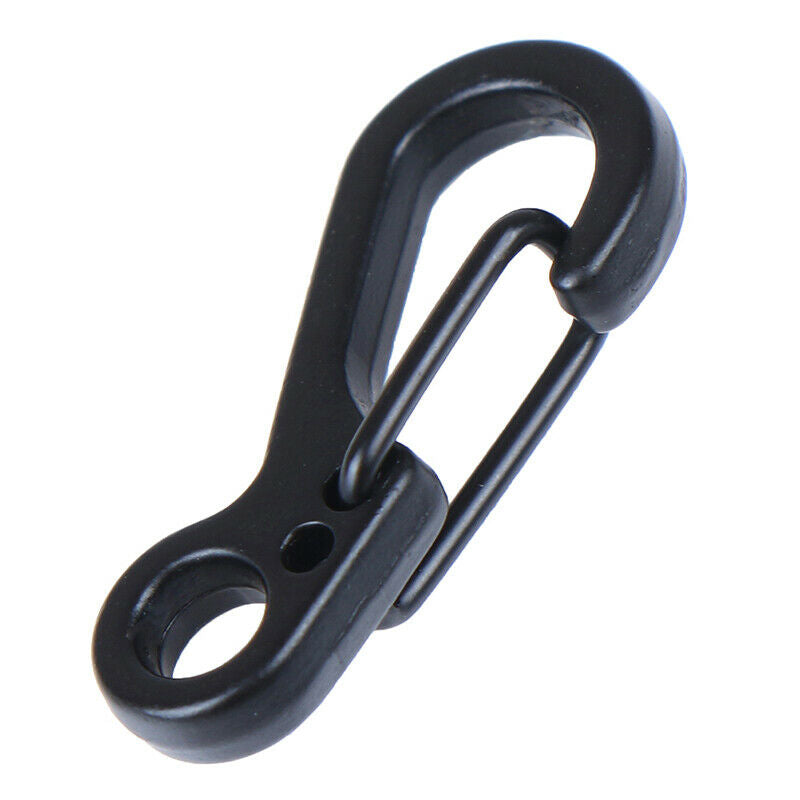 10PCS Mini Carabiner Clip Snap Spring Clasp Hook Keyring Camping ToolATAUBDAU