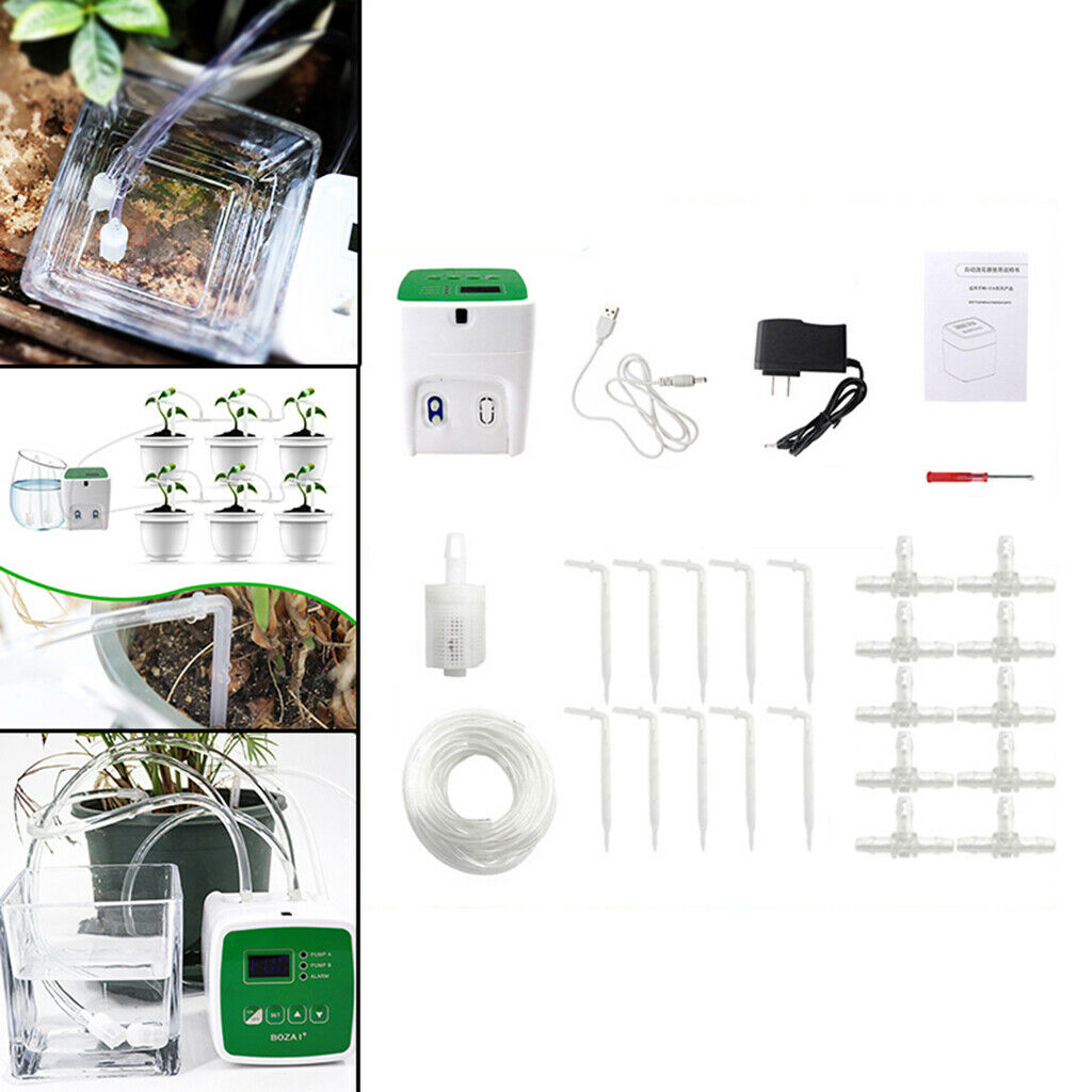 Automatic Watering Devices Indoor Drip Tape Irrigation Kit Double Pump 110V