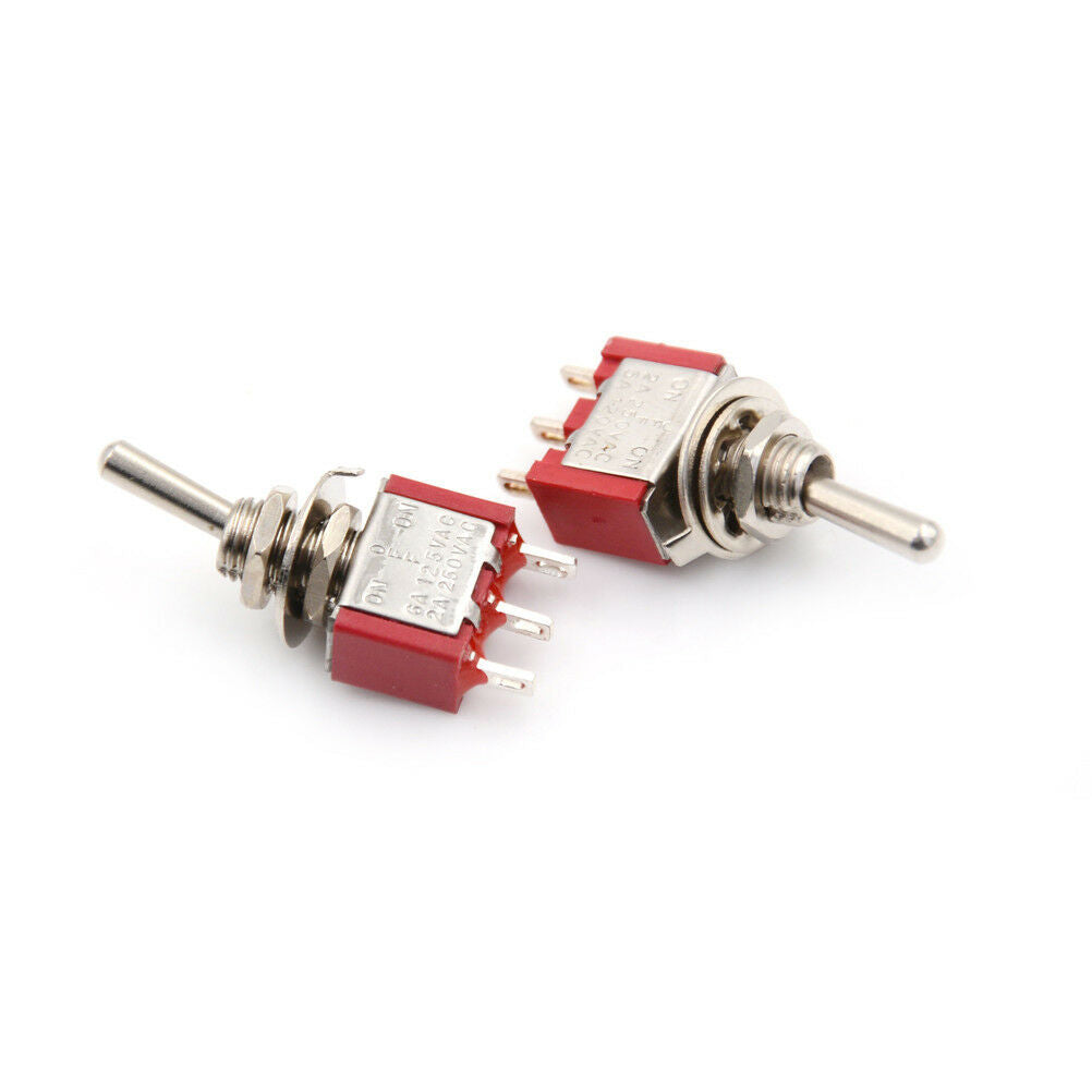2x SPDT On/Off/On 3Position  Toggle Switch AC250V/2A/120V/5A MTS-103..l8