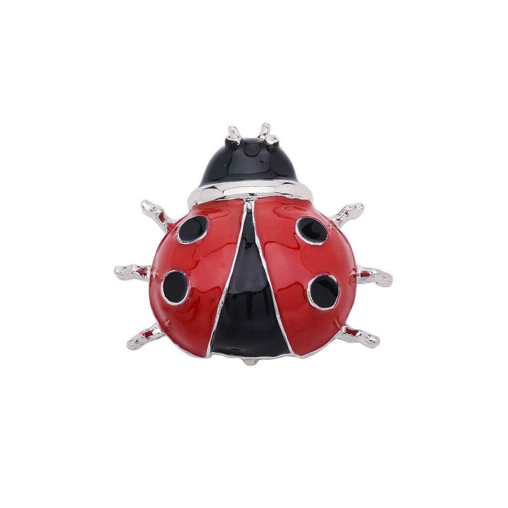 Cute Lady Bird Beetle Brooch Pin Womens/Men/Children Unisex Fashion Jewelry