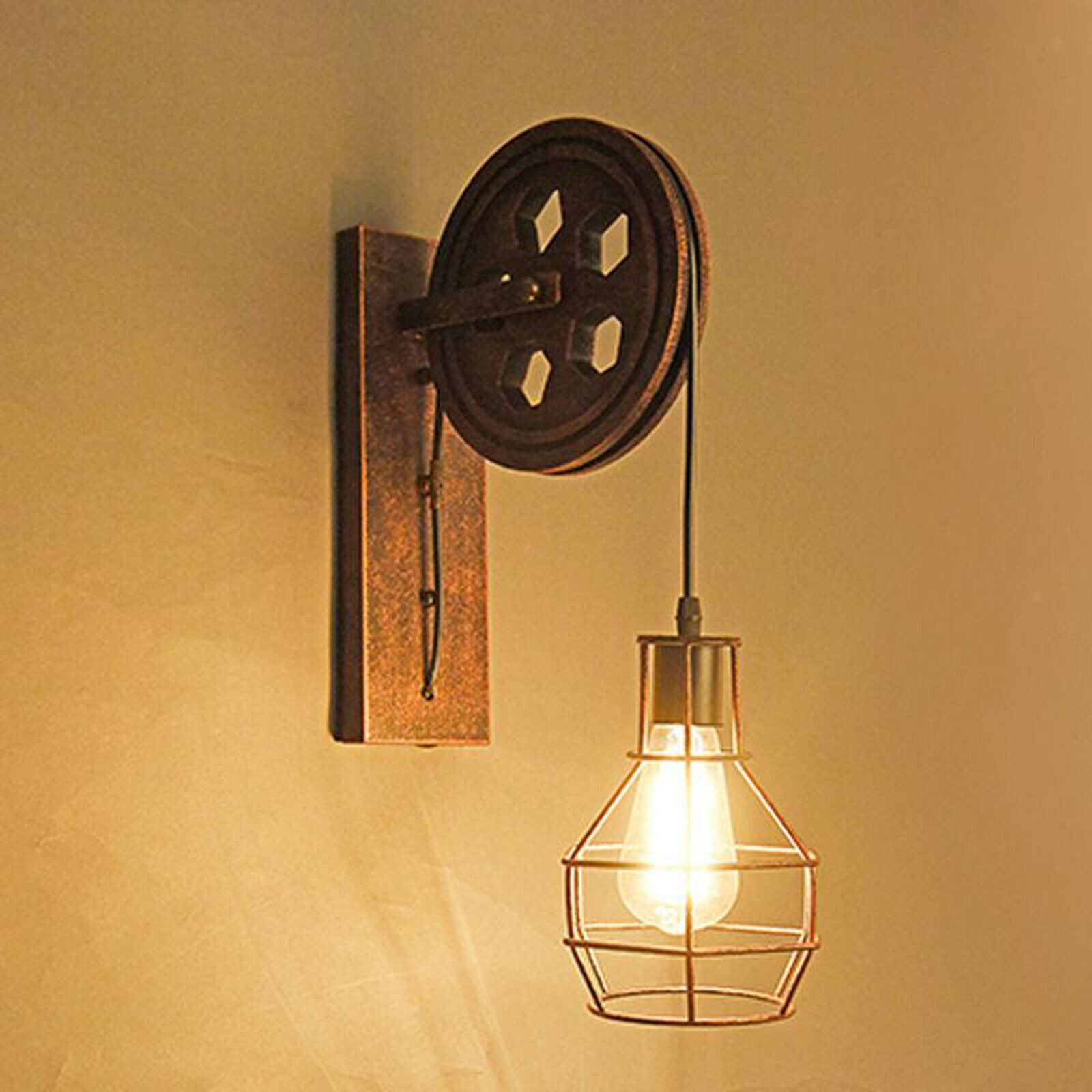 Wall Lamp Fixture Sconce Kitchen Lighting Light Study Corridor Red