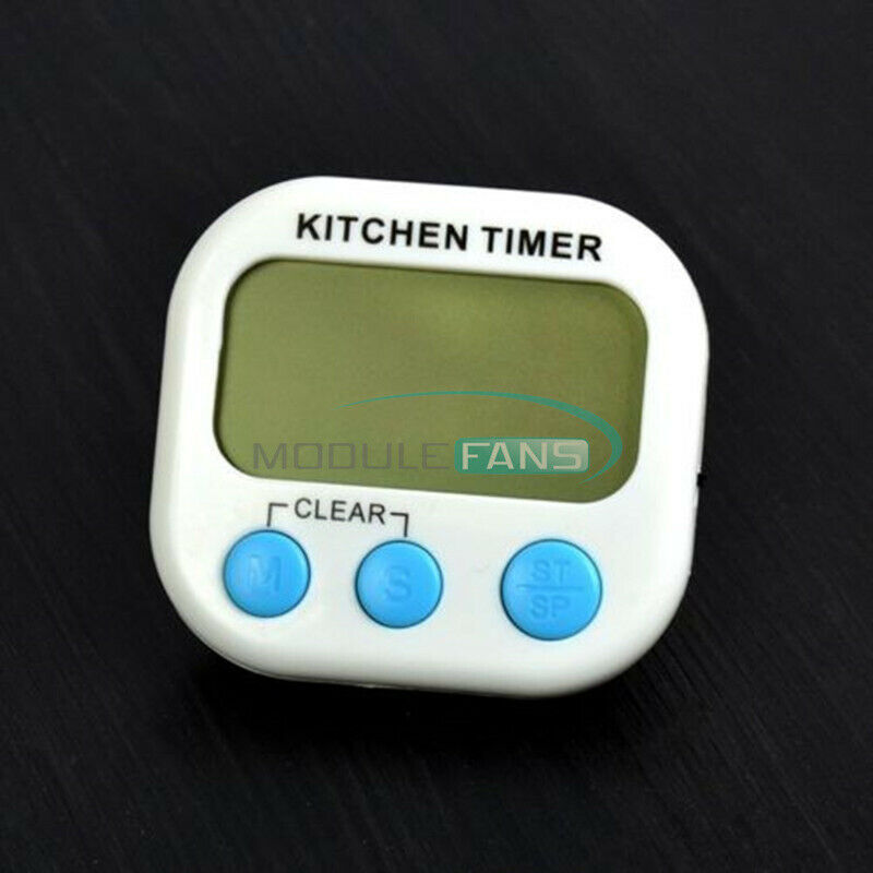 Large LCD Timer Kitchen Cooking Count-Down Up Loud Digital Alarm Magnetic