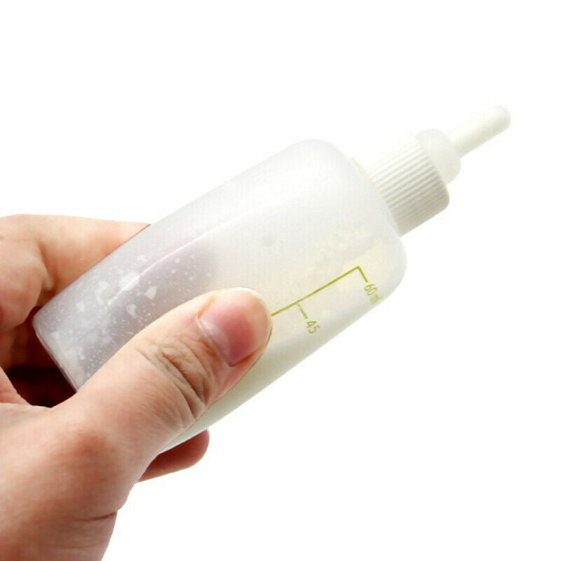 60ML Pet Dog Cat Milk Feeder with Cleaning Brush Newborn Cat Milk Feed.l8