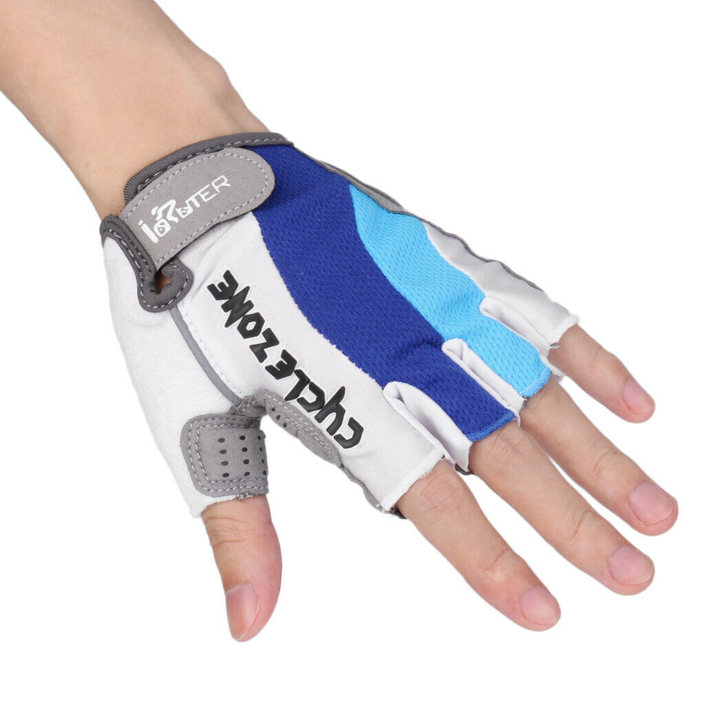 Breathable Anti-slip Shockproof Mountain Bike Cycling Half Finger Gloves XL