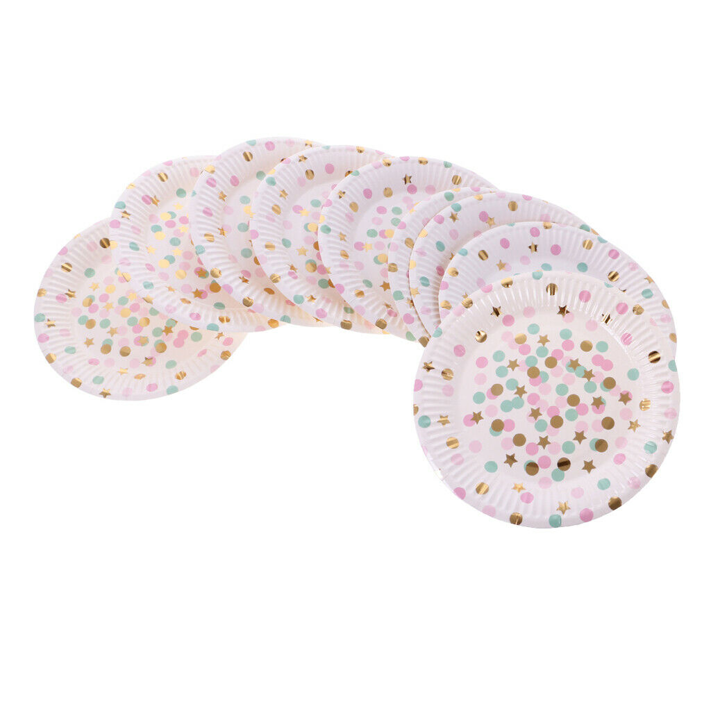 Disposable Dinner Plates | 7 Inch Premium Dinnerware Kits | Great for Kids