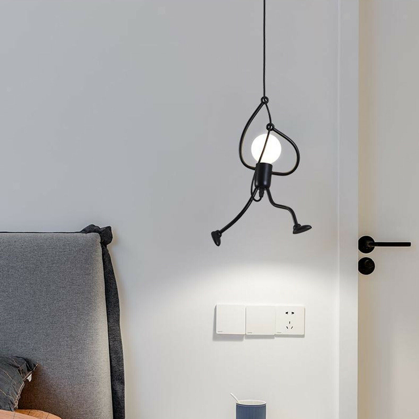 Pendant Ceiling Light Fixture Chandelier E27 Hanging Lamp Bedrooms Loft A