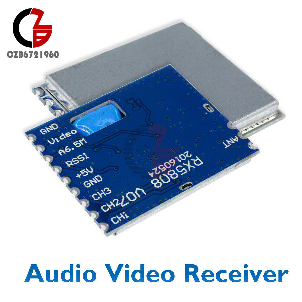 RC FPV 5.8GHz -90dBm 8CH Wireless Audio Video AV Receiving Module For RX5808