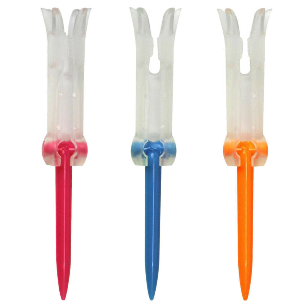 3Pcs Rubber Golf Driving Range Tees Holder Golfer Tee Home Practice Tool