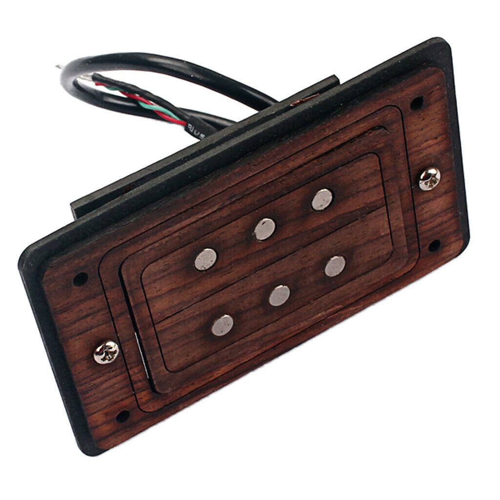 Cigar Box Guitar  3 String  Pickup with Rosewood Frame