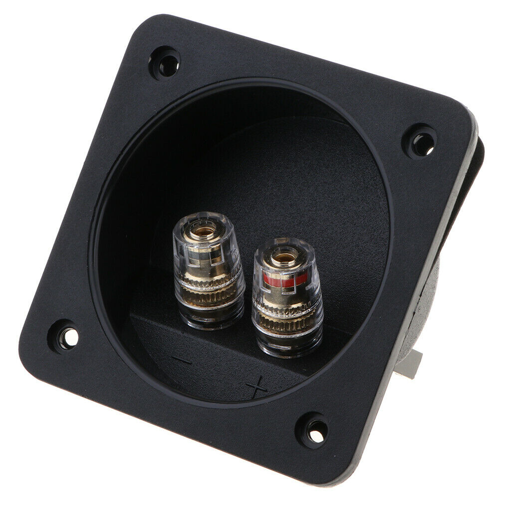 Connection Terminal for 2-way Loudspeaker Box, Square Spring Cup Connection