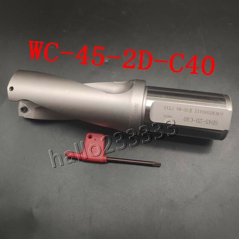 WC-45-2D-C40 U drill / indexable drill / 45mm-2D For WCMT08 U drill inserts Φ45