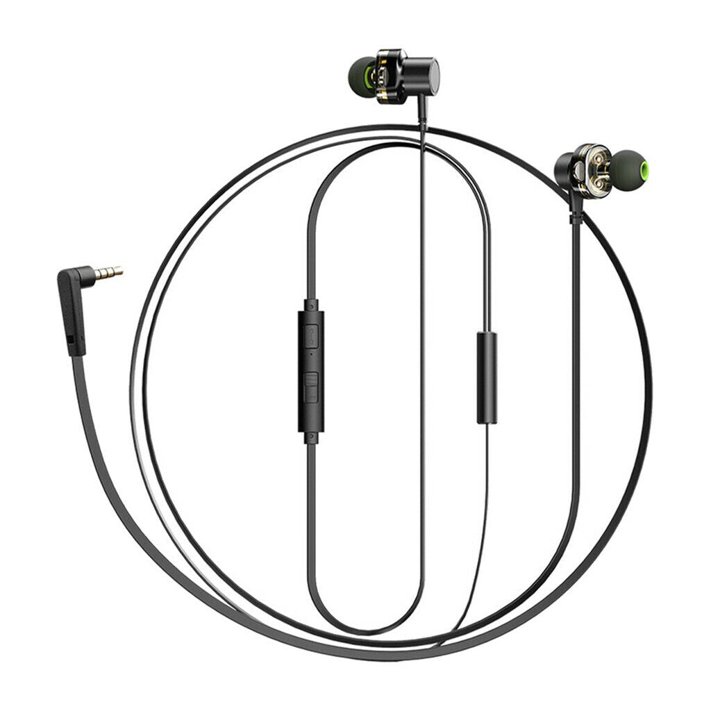 Z1 Double Moving Ring In-ear Magnetic Subwoofer Universal Earphone