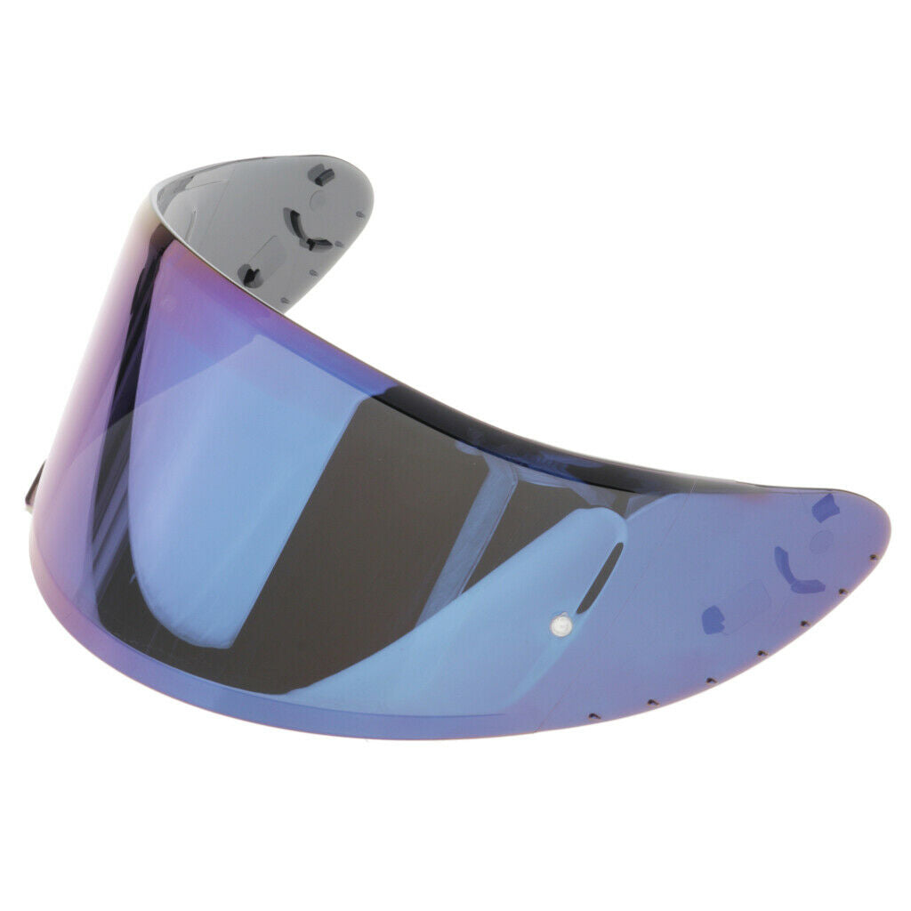 2-Pack Motorcycle Helmet Visor for X14 Z-7 NXR X-spirit Bike Parts Blue+Gray