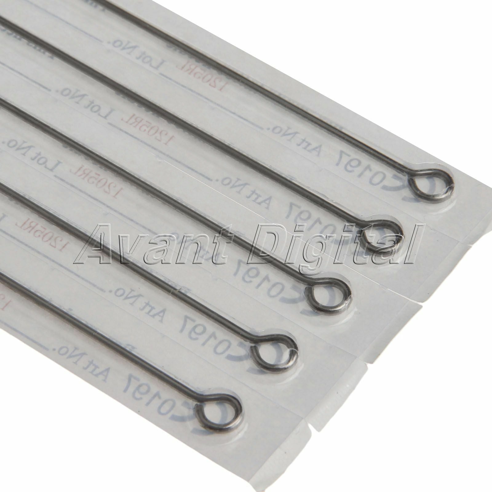 100pcs Mixed Assorted Sterile Tattoo Needles Round Liner  Plastic Tubes 5RL+5RT