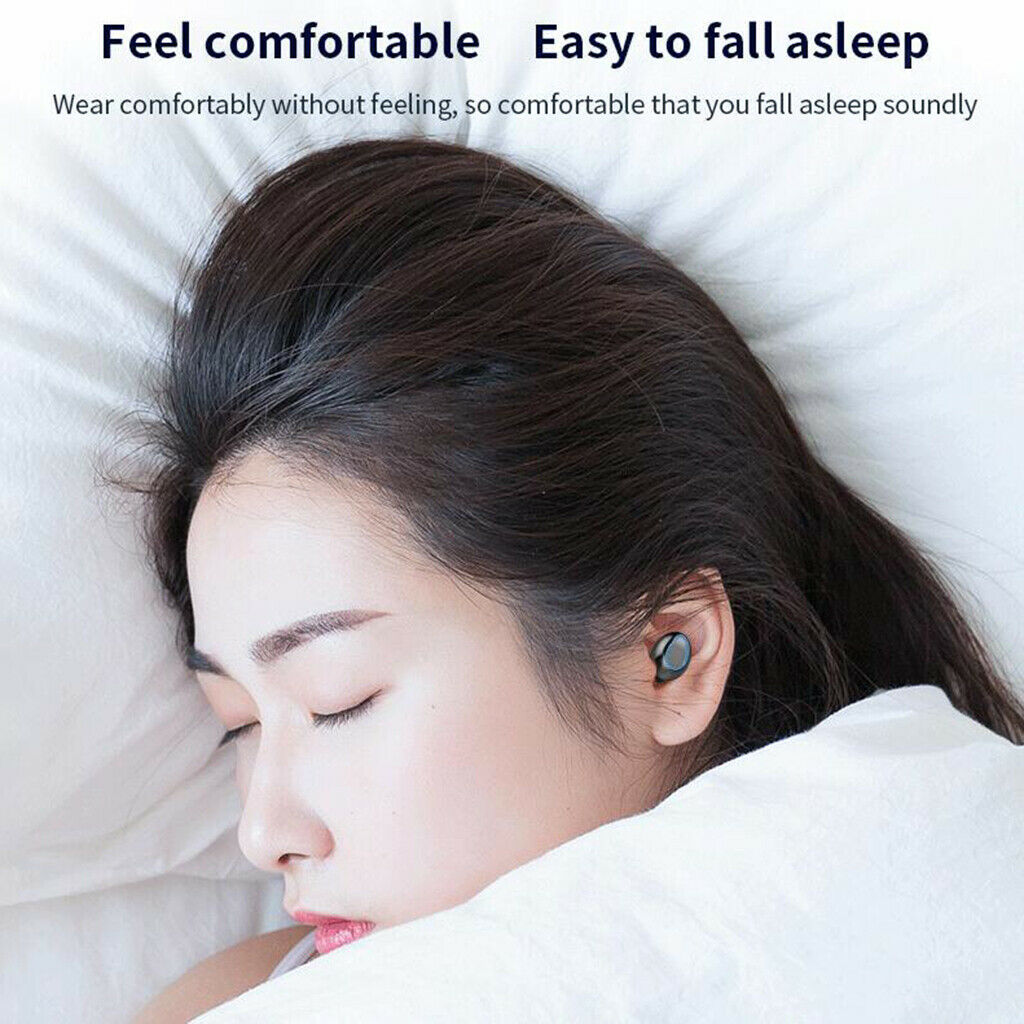 Stylish Wireless Earbud Earphones Headphones Lightweight for Running Meeting