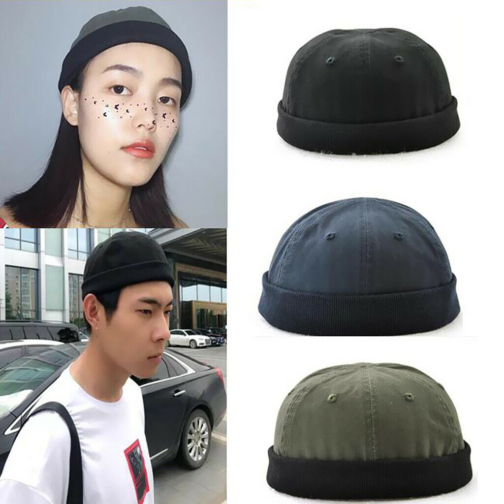 3 pcs Women Men Retro Docker Leon Beanie   Pure Cotton Hat