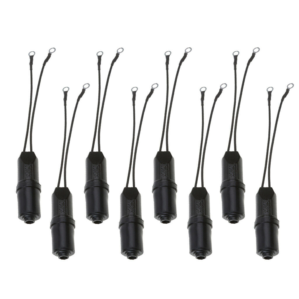 8Pcs Outdoor TV Antenna 300 To 75 Ohm Coaxial Cable Matching Trans-former