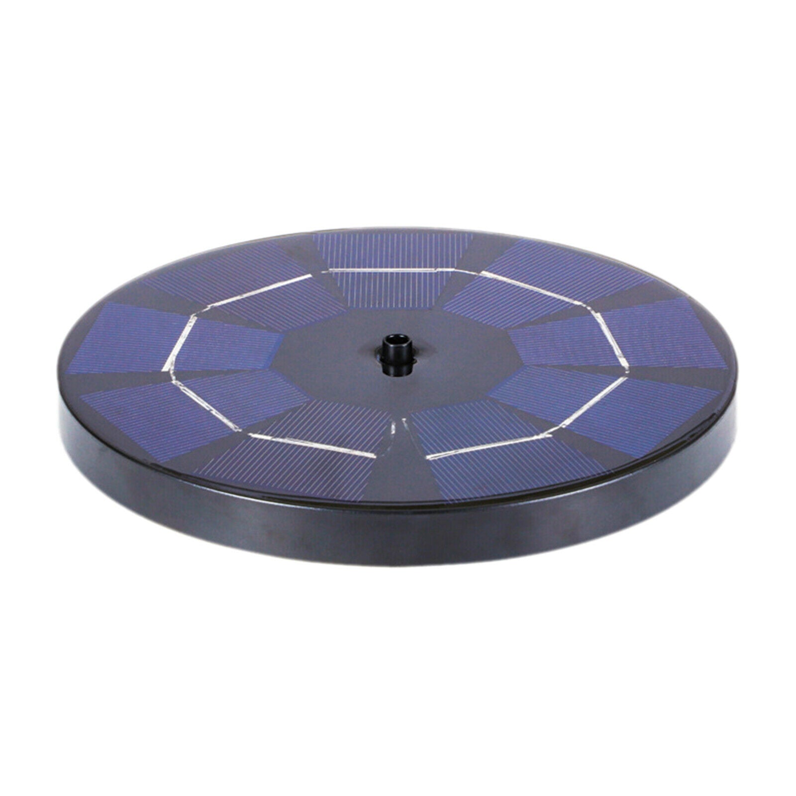Rechargeable Bird Bath Solar Fountain Free Floating Water Pump with 6 Nozzle