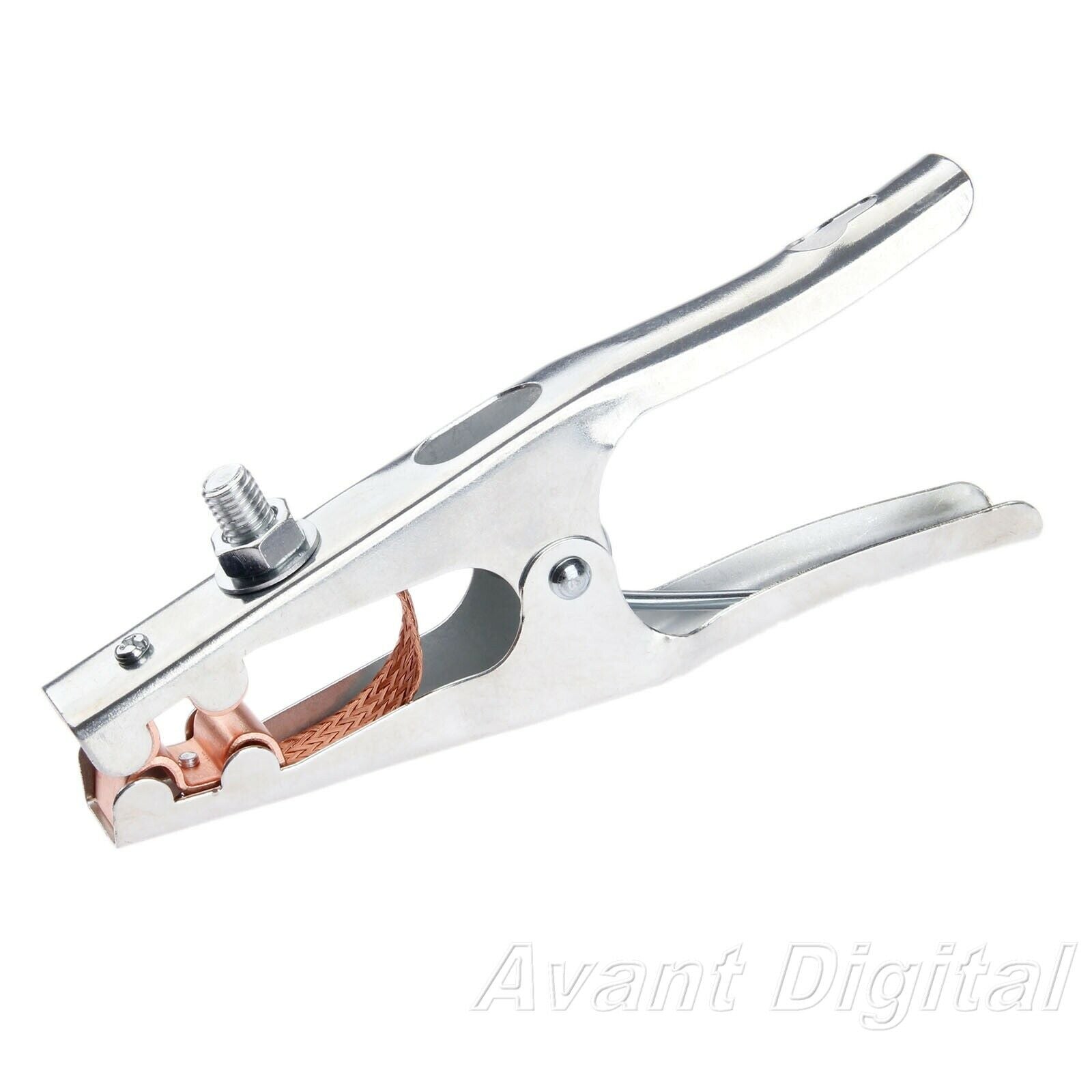 Steel Copper 500Amp Welding Earth Ground Clamp For MMA Stick Clip Length 23cm