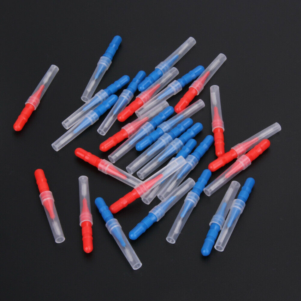 30pcs Tooth Flossing Head Hygiene Dental Plastic Interdental Brush Toothpic @