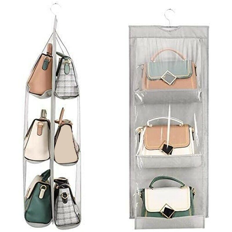 Hanging Closet Organizer, Hanging Handbag Purse Organizer for Family Closet A7T9