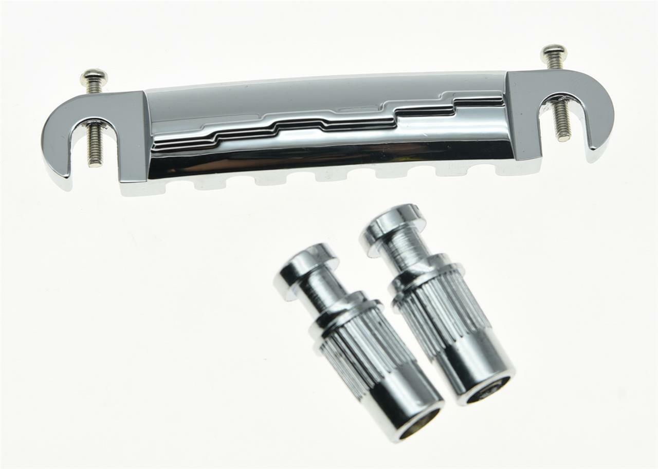 Wrap Around Electric Guitar Bridge Fits LP Junior Chrome
