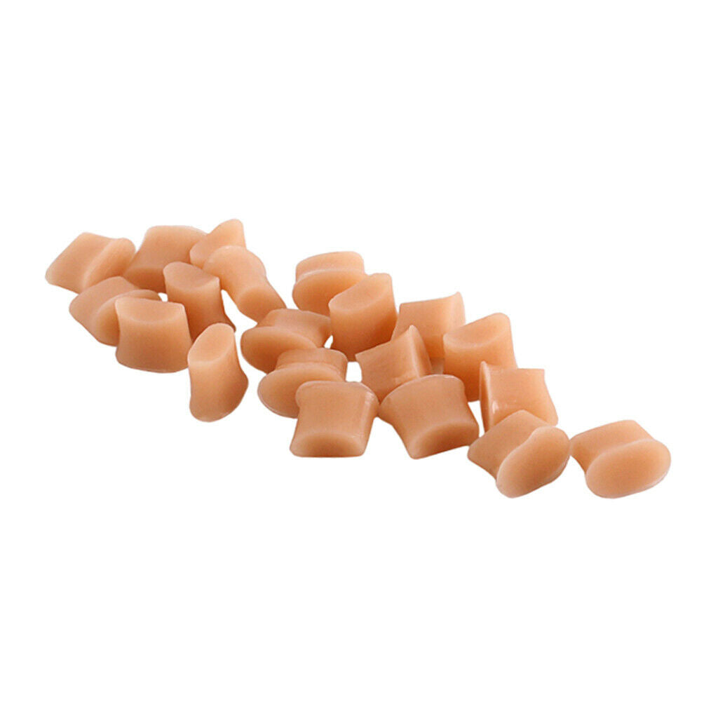 20 Packs Soft Silica Flute Cushion Pads Small Size DIY Parts Accs Beginners