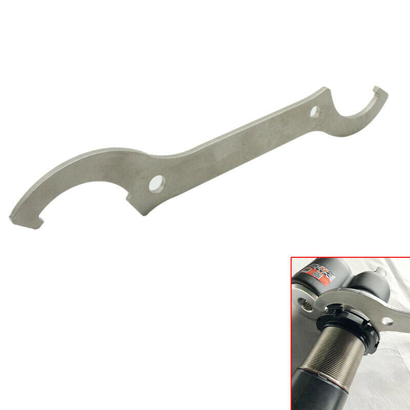 One Easy To Install  Sliver  Stainless Steel Rear Shock & Steering Stem Wrench