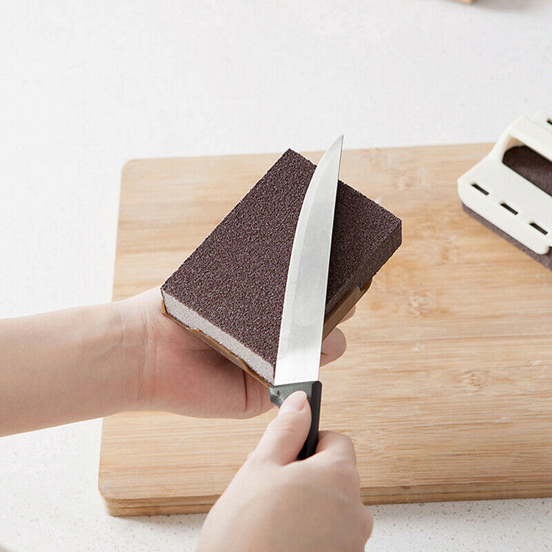 Magic Carborundum Sponge Melamine Emery Sponge Pot Brush for Removeing Rust