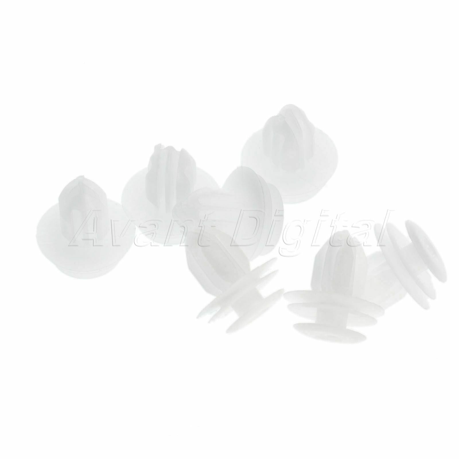 50 Body Side Trim Panel Retainer Moulding Clip For Suzuki For Mitsubishi White
