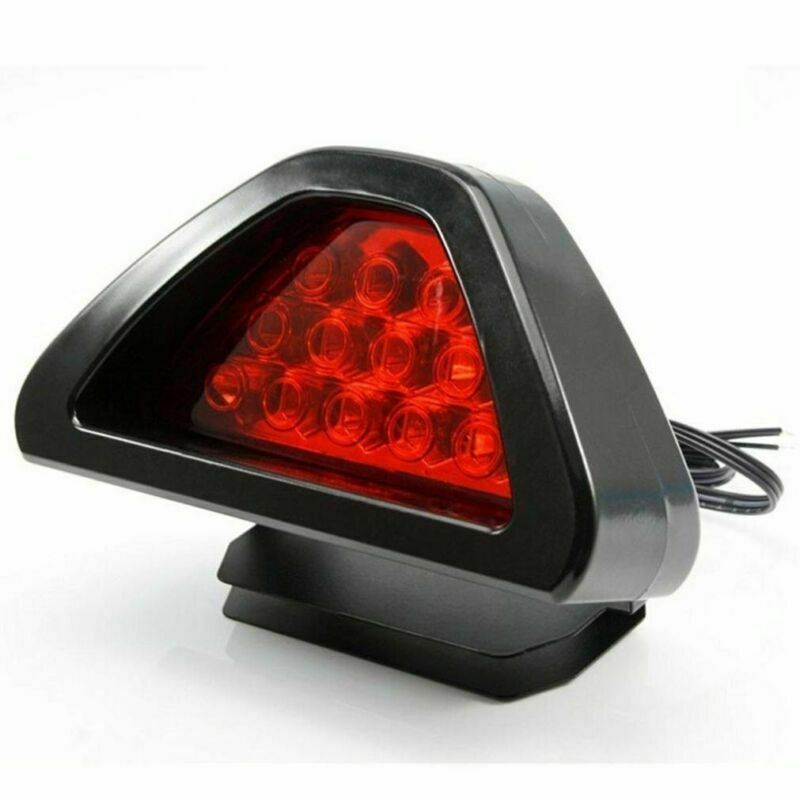 High Power F1 Style 12LED Red Auto Car 3rd Third Rear Tail Brake Light Stop Lamp