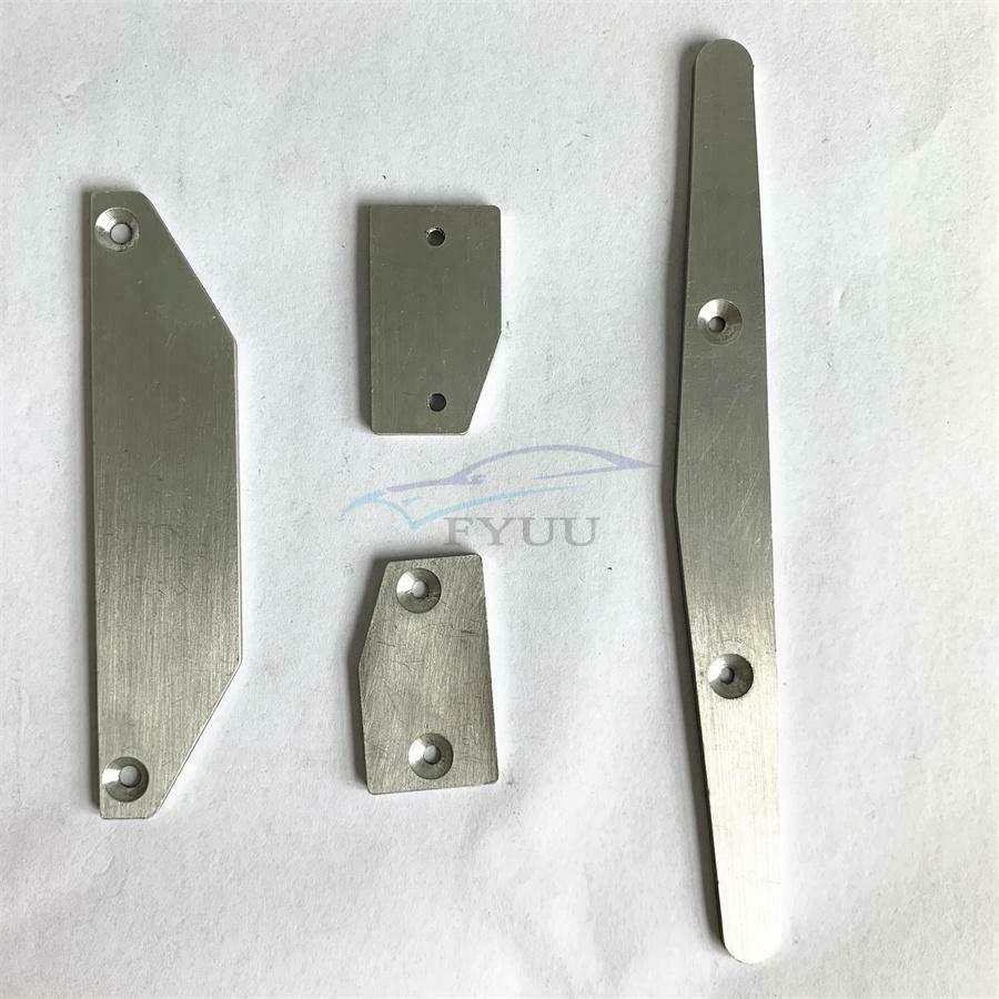 4× Aluminum Chassis Protectors Skid Plates For Arrma Limitless/Infraction/Felony