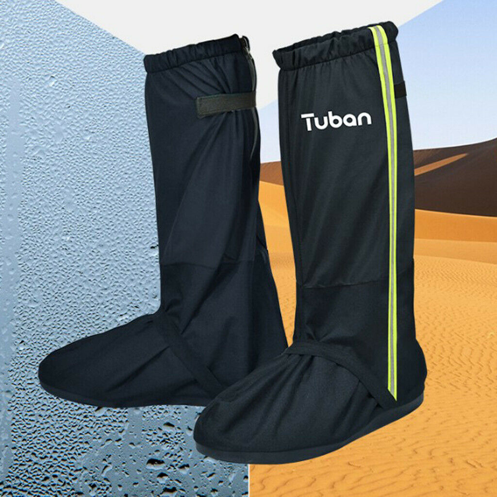 Waterproof Outdoor Hiking Walking Climbing Hunting Snow Legging Gaiters L Black