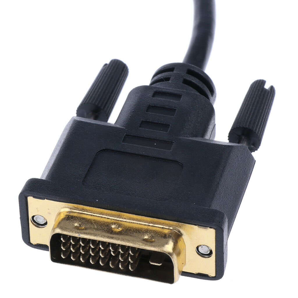 DVI To VGA Adapter Cable High-resolution DVI D 24 + 1  To VGA Socket