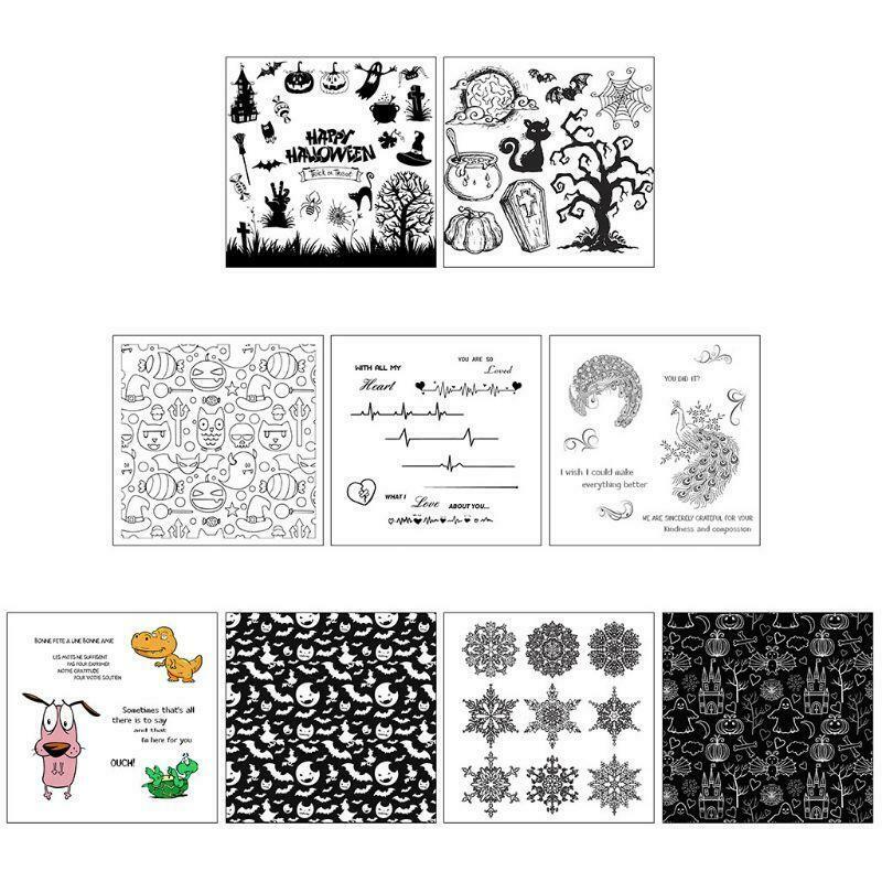 Happy Halloween Transparent Silicone Stamp Seal For DIY Scrapbooking Photo Album