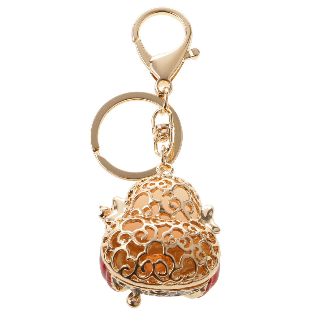God of Longevity Car Bag Charm Pendant Key Chain Ring Keyring Keyfob Gifts