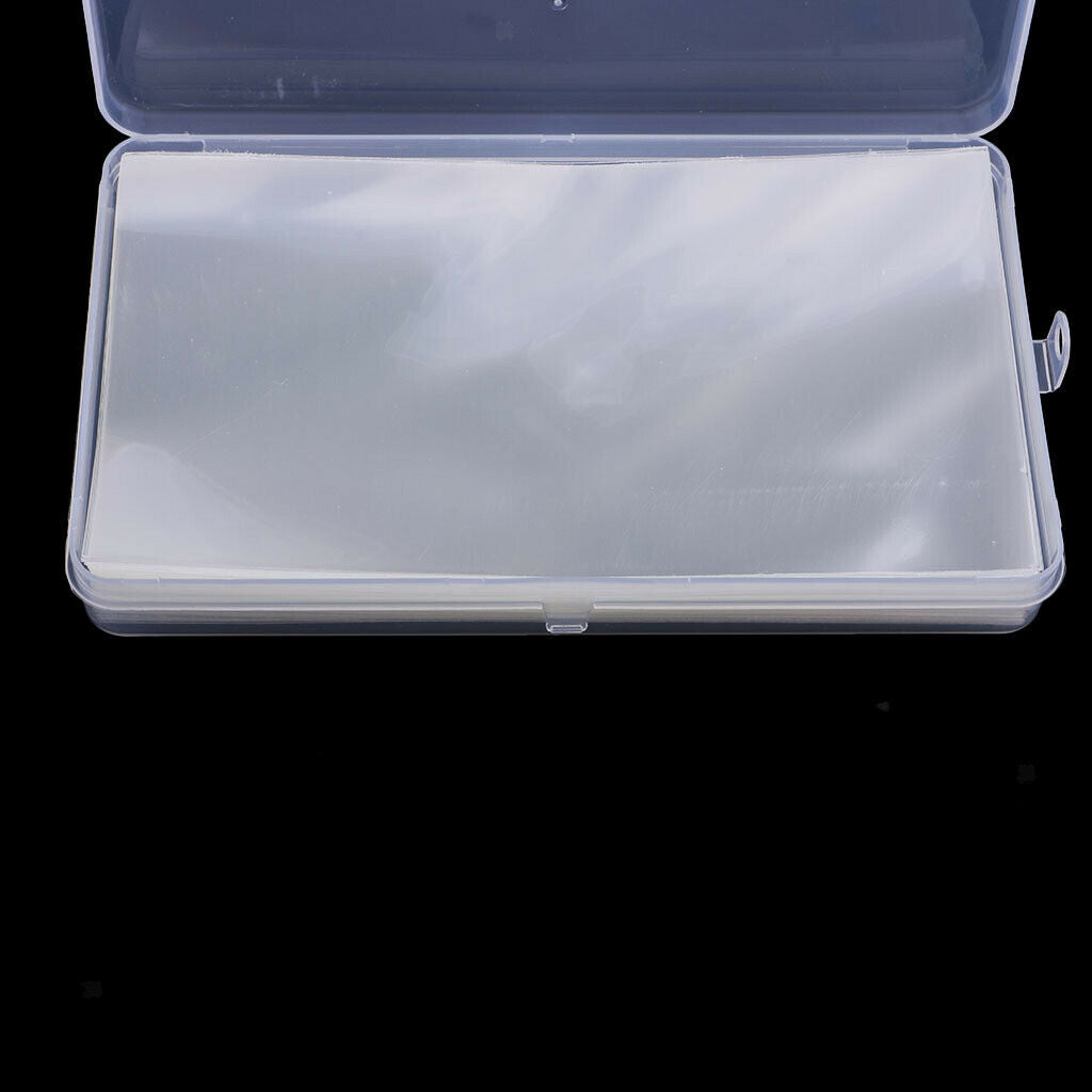 50Pcs Paper Money Currency Banknote Case Holder Storage Collection with Box