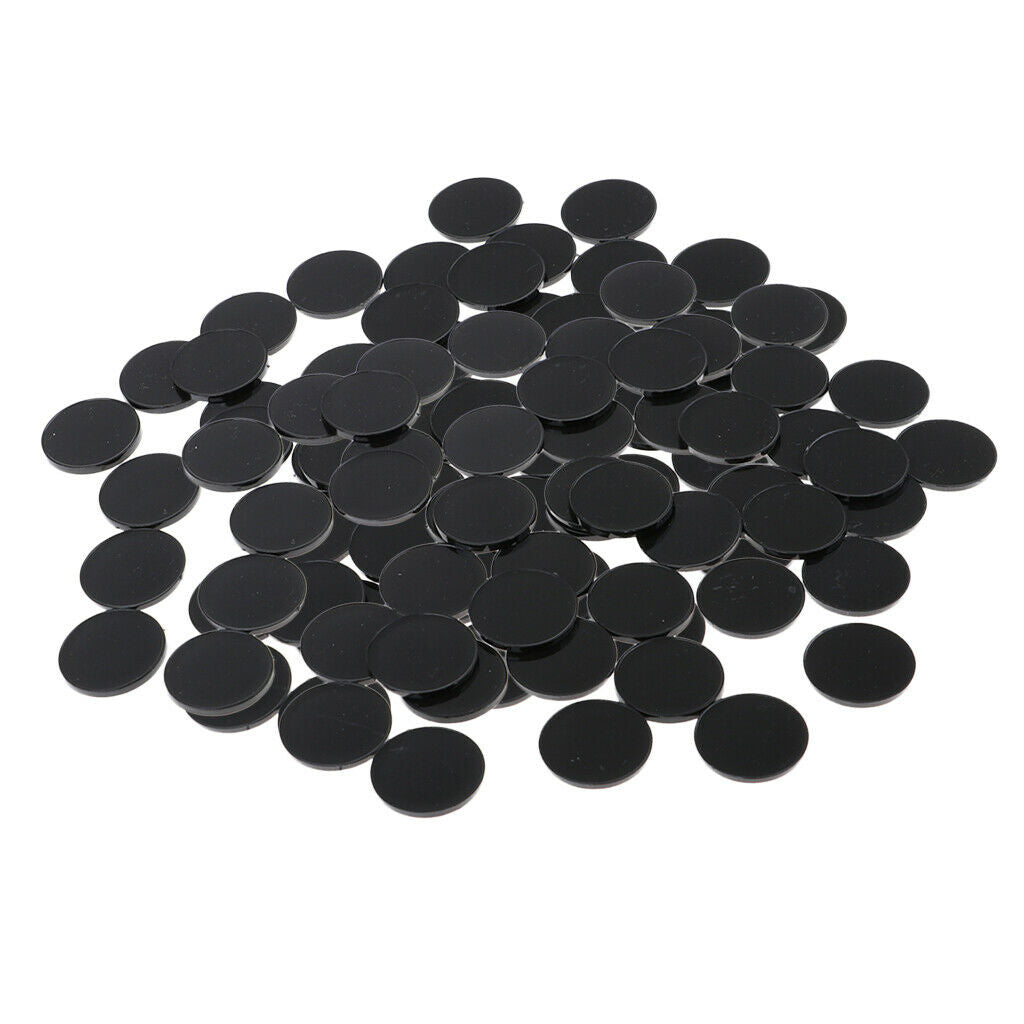 Pack Of 100 Round Plastic Bases