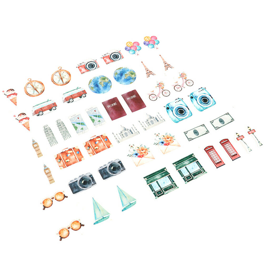 46 pcs/Set One Person Travel Planner Stickers Scrapbooking Journal StickerY1