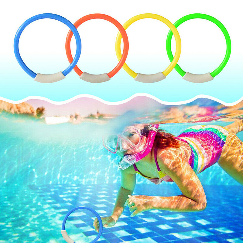 1PCS Summer Underwater Diving Rings Swimming Pool Kids Dive Ring Water Pl.l8