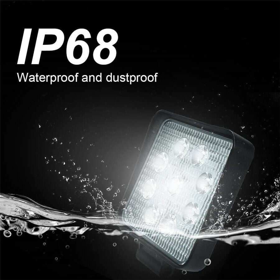 45W 4.5Inch 6500K LED Work Light Fog Driving Lamp Spotlight Offroad 4x4 Pickup
