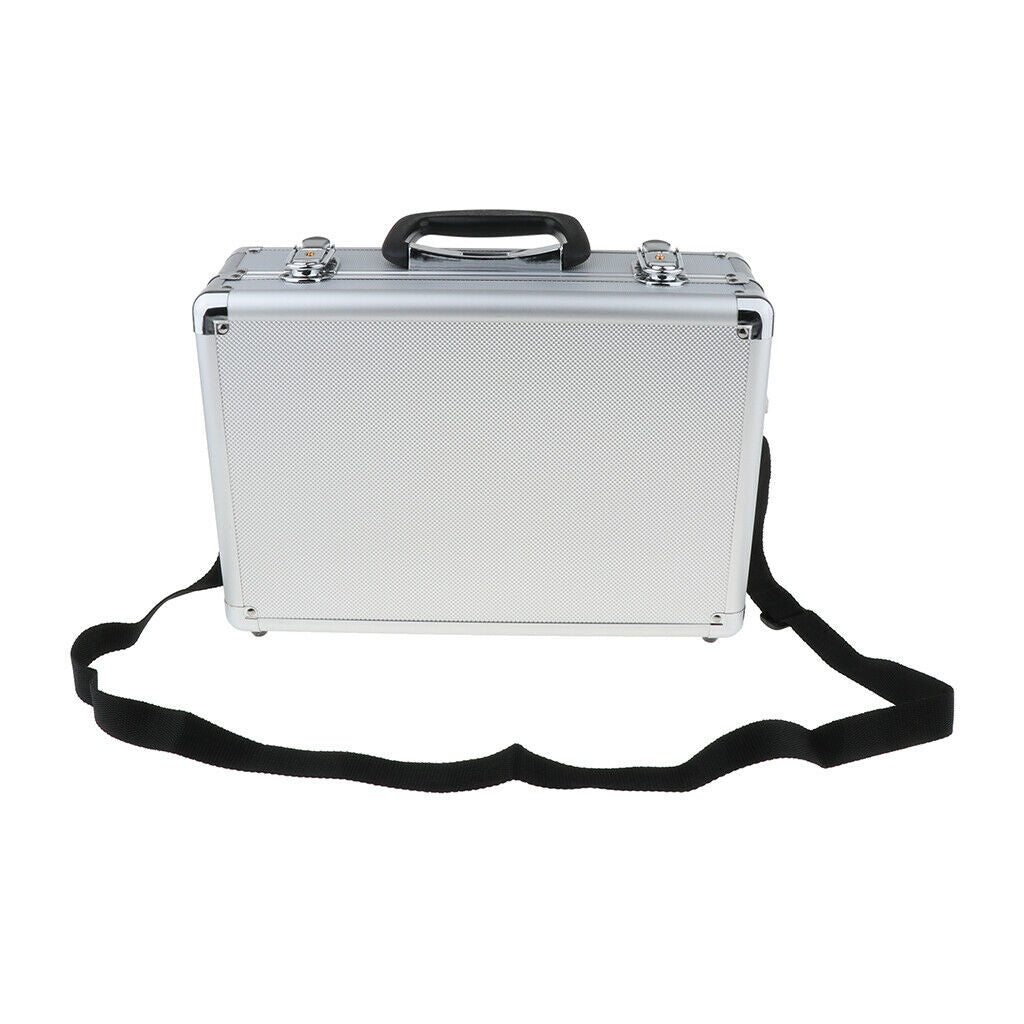 Metal Carrying Hard Case w/ Foam for JR FUTABA FLYSKY Transmitter Receiver