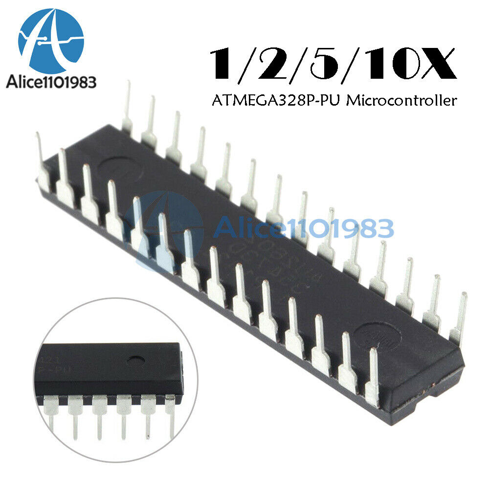 10PCS ATMEGA328P-PU Microcontrolleâ€‹r With ARDUINO UNO R3 Bootloader NEW