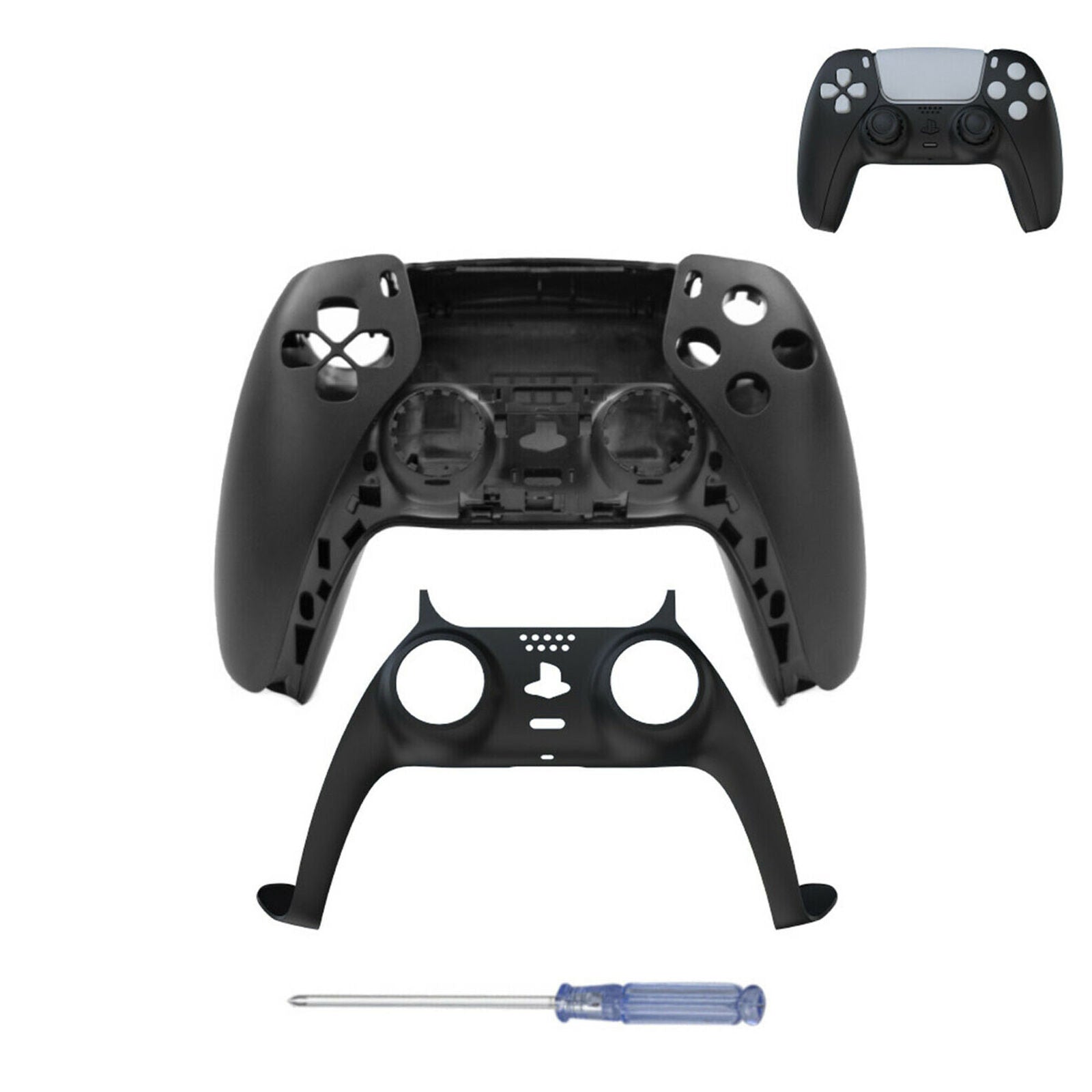 ABS Upper Lower Face Case Cover Handle Housing Shell for PS5 Game Controller